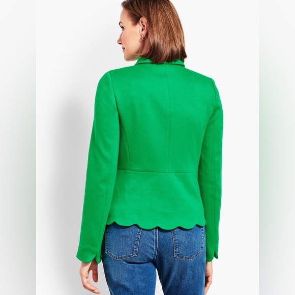 Talbot’s Red Scallop Ponte Jacket - Picture 10 of 12